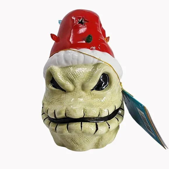 Disney Nightmare Before Christmas Oogie Boogie Ceramic Luminary NEW - Picture 1 of 7